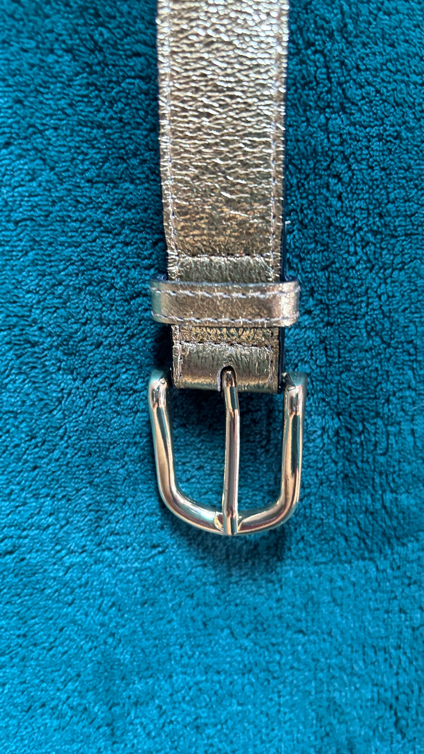Avec cette ceinture grande taille en cuir pailleté, ajoutez une dose de peps et d'éclat à vos tenues pour toutes les occasions. Son style créatif et glamour la rend indispensable pour celles qui souhaitent briller au quotidien ou lors d'événements plus habillés.