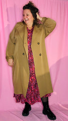 Trench Gloria - grande taille long 4 couleurs